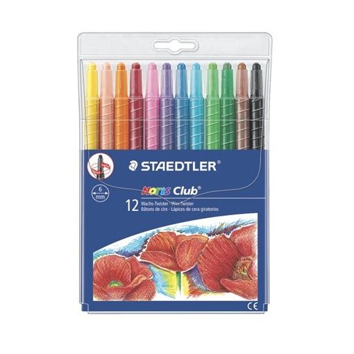 STAEDTLER Noris Club csavarós zsírkréta 12db