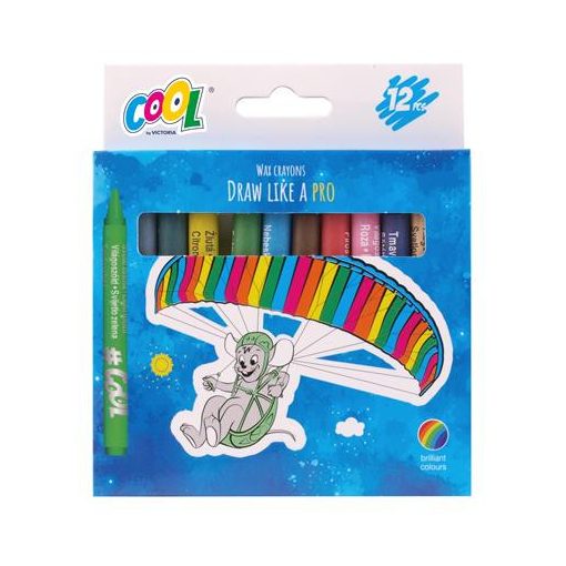 COOL by Victoria zsírkréta 12db