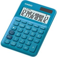CASIO MS-20 UC asztali számológép 12 számjegy kék