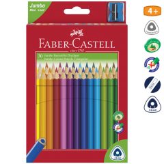 FABER-CASTELL JUMBO háromszögletű színesceruza 30db