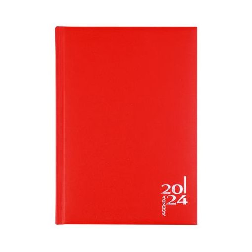 Agenda A/5 napi, tervező, Victoria, 2024. évi, Piros