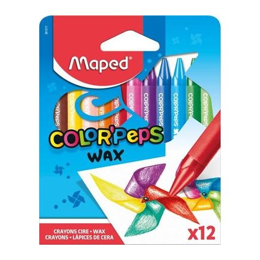MAPED Color'peps zsírkréta wax 12db, 861011