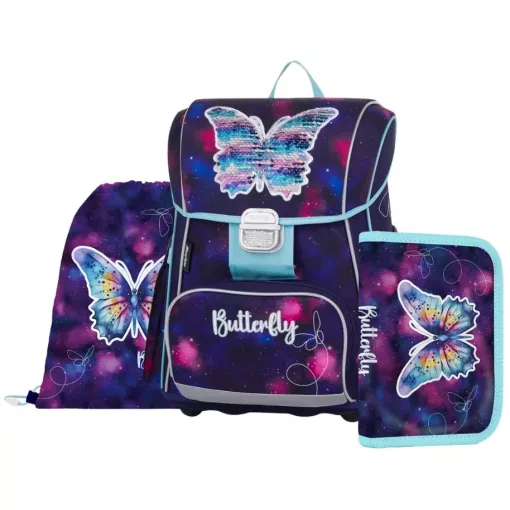 Iskolatáska szett OT, Oxybag, Butterfly, Pillangó, 3db-os