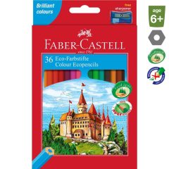 FABER-CASTELL hatszögletű színesceruza 36db