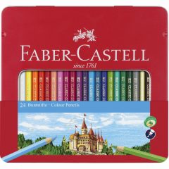 FABER-CASTELL színesceruza 24db fémdobozban
