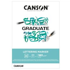 CANSON Graduate Lettering A/4 20 lap