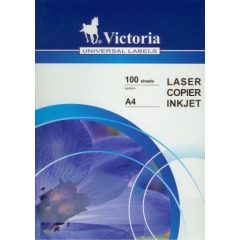  Etikett címke VICTORIA 105x48mm, 12 címke/lap, 100 lap/csomag