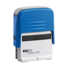 Colop Printer C20 bélyegző, szöveglemezzel, kék ház