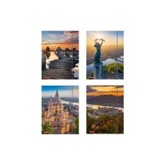 HERLITZ gumis mappa A/5 vegyes minta, City