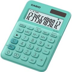 CASIO MS-20 UC asztali számológép 12 számjegy zöld
