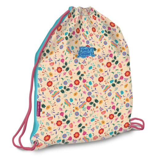  ARS UNA Iskolatáska szett, Flower Power, 5 részes