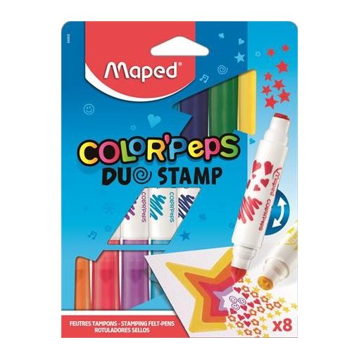 MAPED Color'Peps 2,8mm nyomdás filckészlet 8 szín