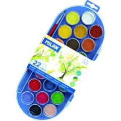 MILAN vízfesték 22 színű 