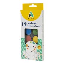 ADEL vízfesték 12 szín 24mm