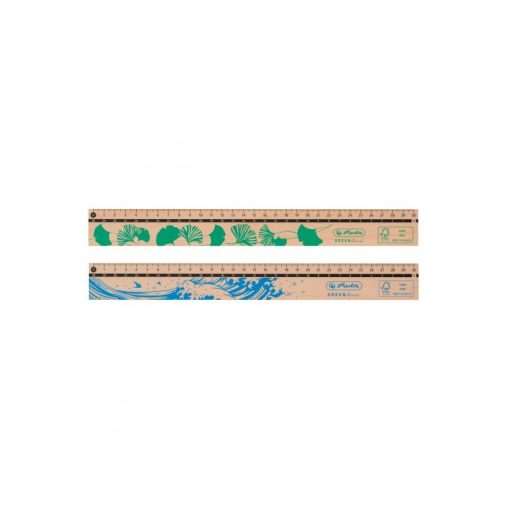 HERLITZ  vonalzó, 30cm, fa