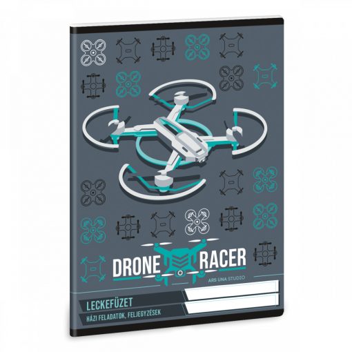 ARS UNA leckefüzet A/5 32 lapos Drone Racer