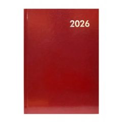 Agenda B/6 heti, Alisca, Szekszárd, 2026. évi, Bordó