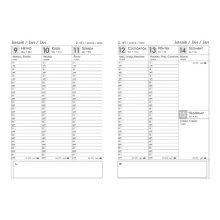 Agenda B/6 heti, Alisca, Szekszárd, 2026. évi, Bordó