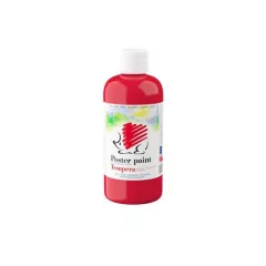 ICO Süni tempera piros, 500ml-es