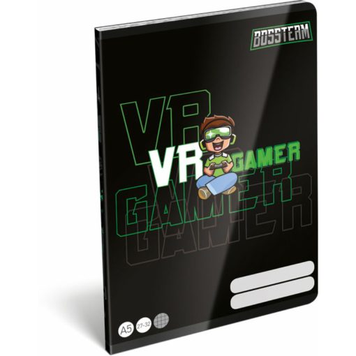Füzet A/5 VR Gamer, Lizzy Card 27-32, kockás