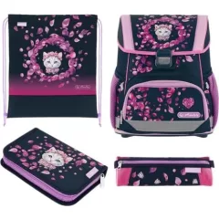   HERLITZ hátizsák, iskolatáska, Loop szett, Blossom Dance  Iskolatáska szett