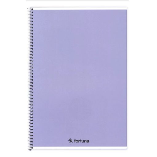 Spirálfüzet A/4-es 70 lapos vonalas, pasztell lila