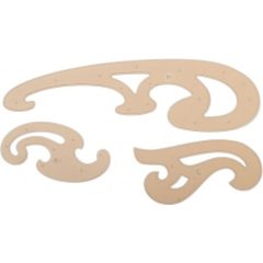 Görbevonalzó készlet ICO 3-as