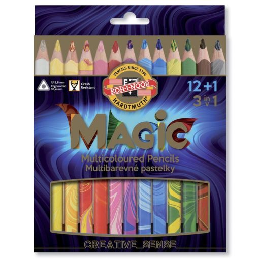 KOH-I-NOOR Magic jumbo színesceruza 12db háromszögletű