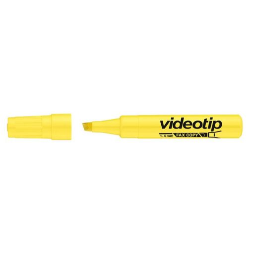 ICO szövegkiemelő Videotip 1-4mm, Fluor sárga
