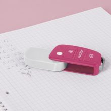 Brunnen radír autókulcs, Rózsaszín