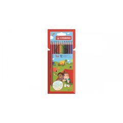 STABILO 12db színesceruza hatszögletű