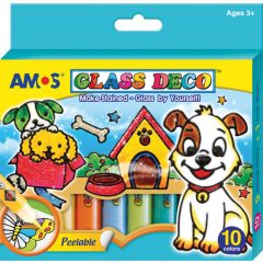 AMOS üvegmatricafesték készlet 10db