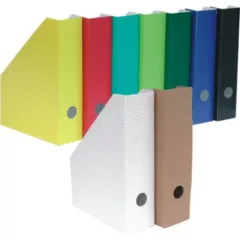 Iratpapucs A/4 összehajtható, karton 8cm rózsaszín