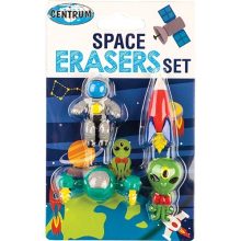 CENTRUM radír szett 4db Űrlények