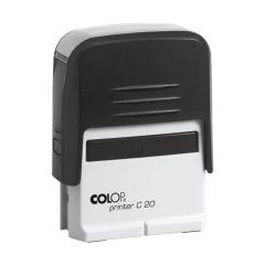 Colop Printer C30 bélyegző, szöveglemezzel, fekete ház