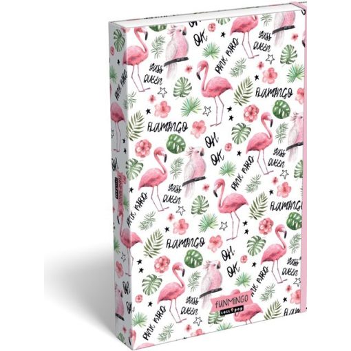 Lizzy Card füzetbox A/4 Flamingo