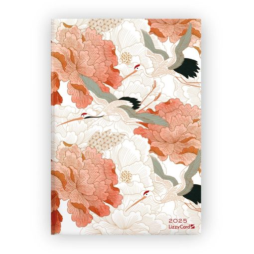 Határidőnapló, agenda, Lizzy Card, heti beosztású B/5 2025. évi Birds