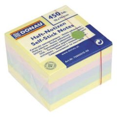   DONAU öntapadós kockatömb pasztell 76x76mm 4 szín 400 lap