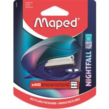 Tűzőgép MAPED Nightfall mini, metálfényű, 24/6, 26/6, 15 lap