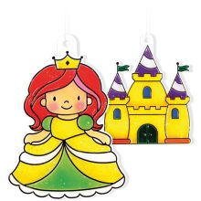 AMOS üvegmatricafesték készlet 10,5ml 10db+12db sablon, dinoszaurusz