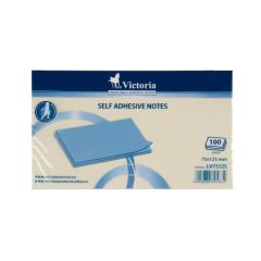 Öntapadós jegyzettömb sárga 75x125mm 100lap