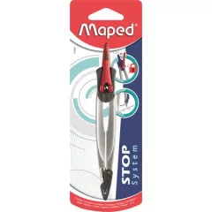 MAPED körző Stop System rögzíthető lábakkal