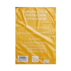 Színes papírok, pontrácsok I. osztály