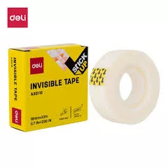 Ragasztószalag DELI 18mm kézzel téphető, írható 33m