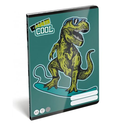 Füzet A/5 Dino Cool, Lizzy Card 27-32, kockás, négyzethálós