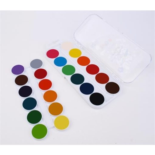 COOL by Victoria vízfesték 24 színű, 24mm átmérőjű gombokkal