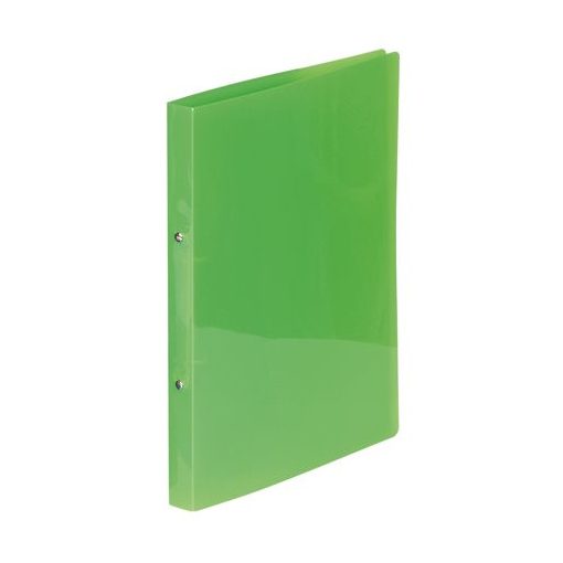 VIQUEL Propyglass PP gyűrűskönyv A/4, 2 gyűrűs, áttetsző zöld