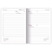 Határidőnapló, agenda A/5 napi Lizzy Card 2026. évi Flower Collage