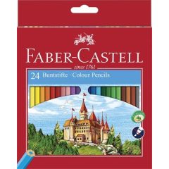 FABER-CASTELL hatszögletű színesceruza 24db