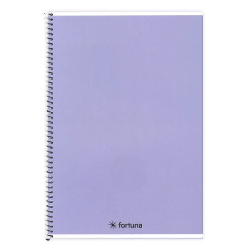 Spirálfüzet A/5-ös 70 lapos vonalas, pasztell lila